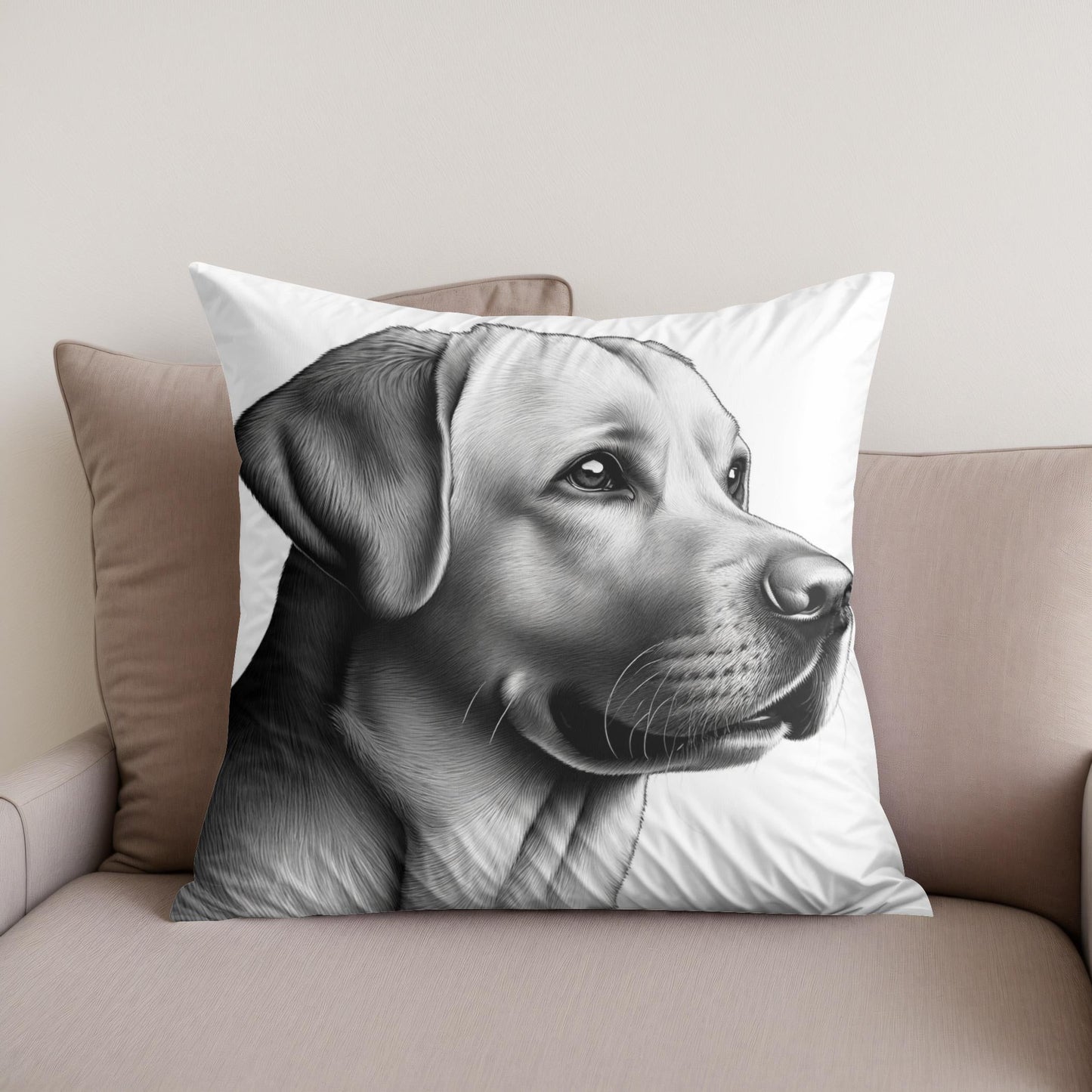 Loyal Gaze Cotton Cushion