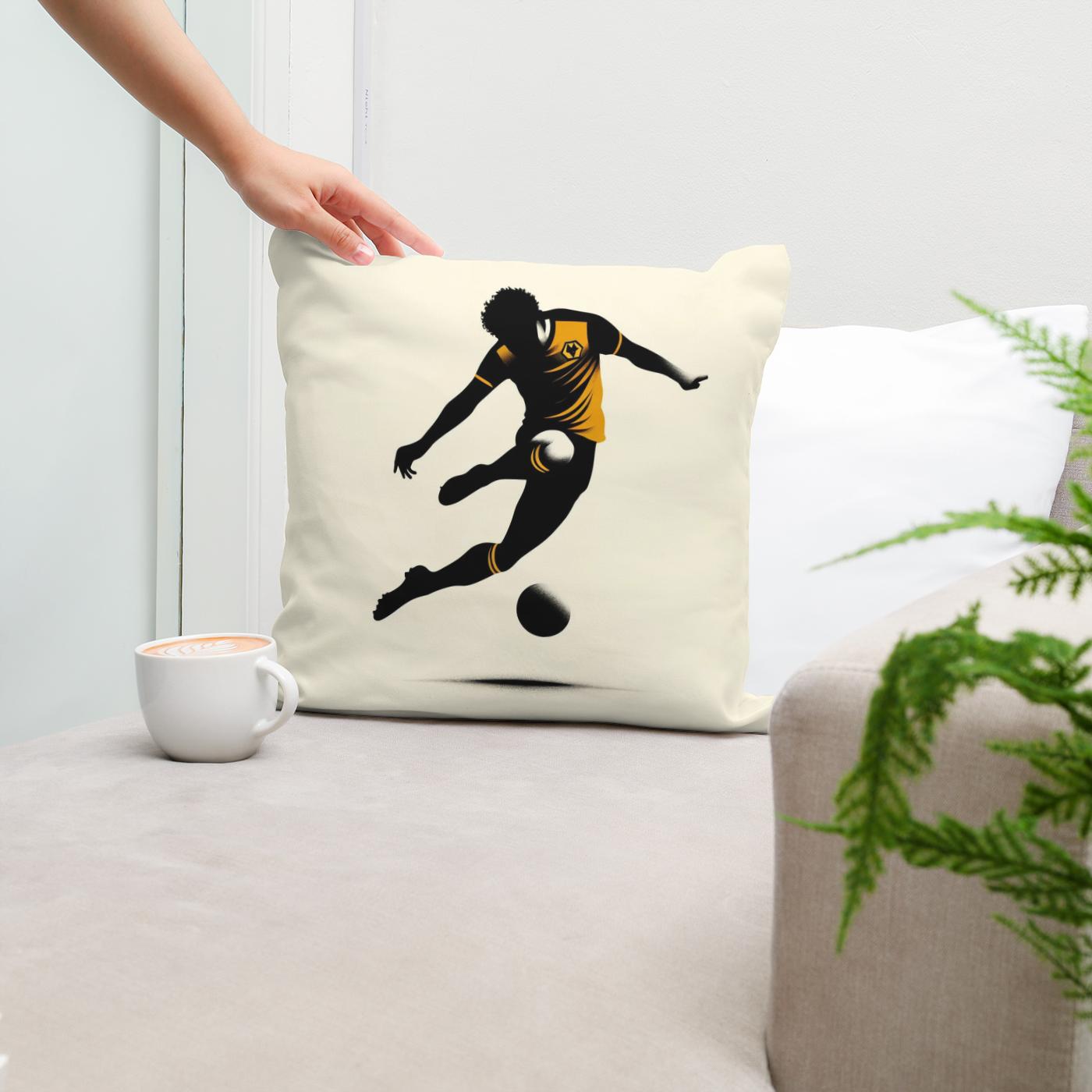 Wolverhampton Leap Cotton Cushion