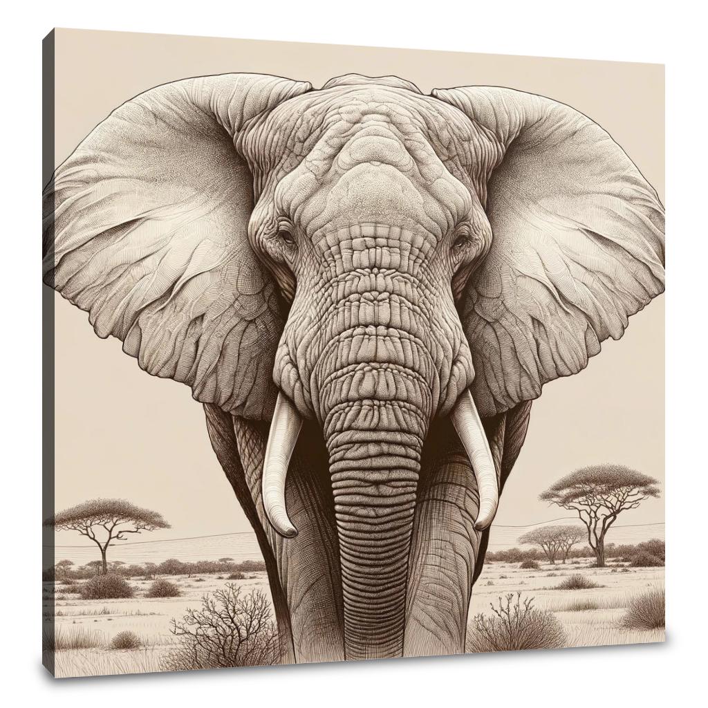 Savannah Sovereign Portrait Canvas