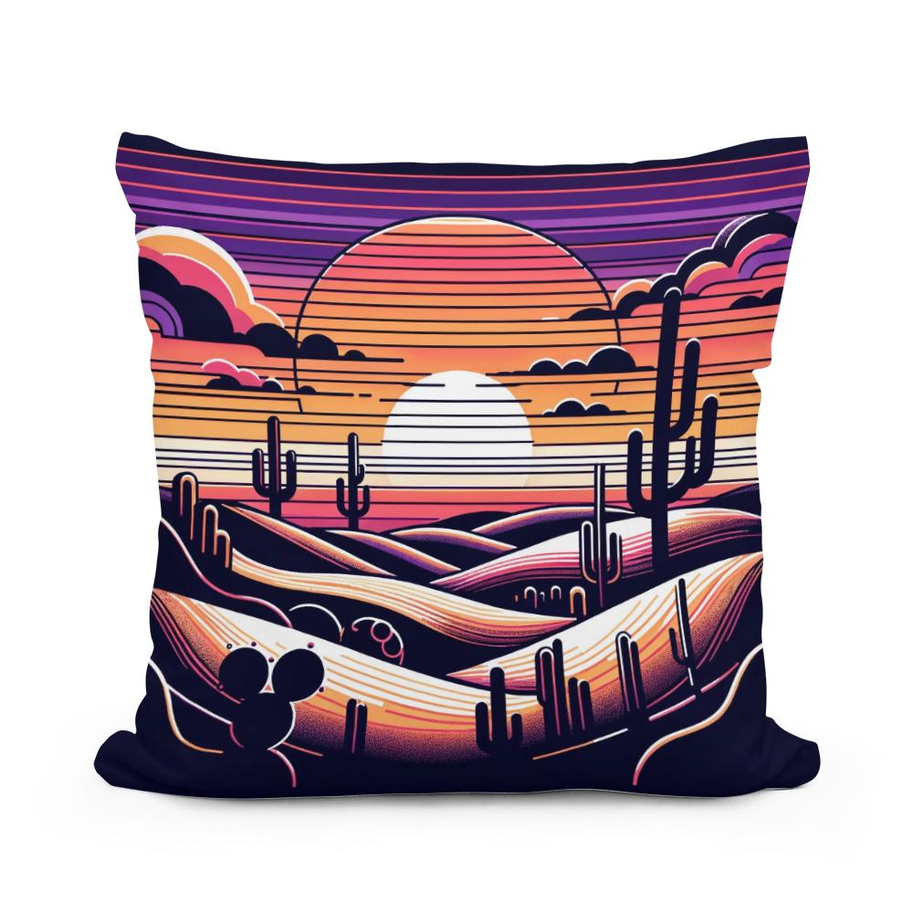 Dusk Mirage Cotton Cushion
