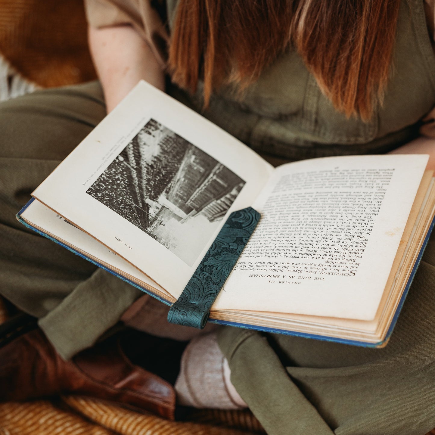 Botanical Leather Bookmarks