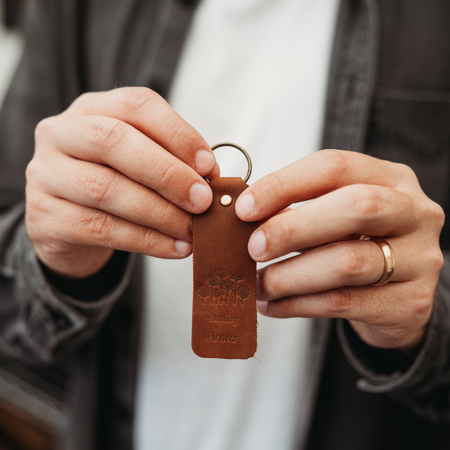 Floral Encouraging Keyrings