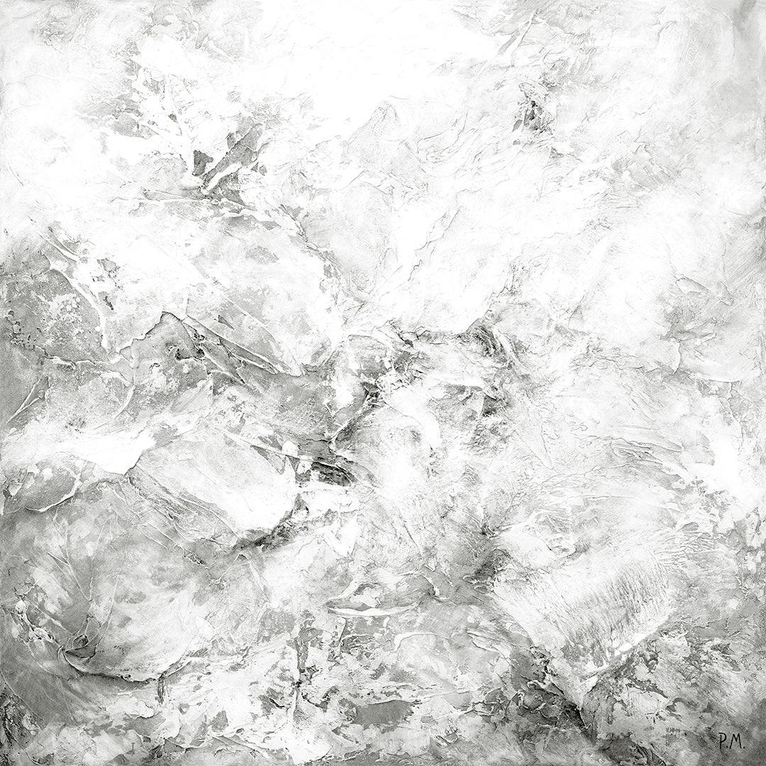 Luna Square Framed Printed Canvas