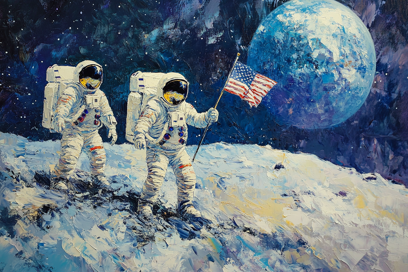 Lunar Exploration Canvas