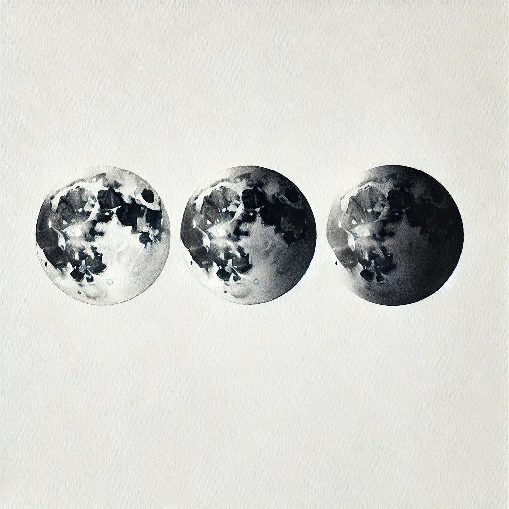 Lunar Phases Canvas