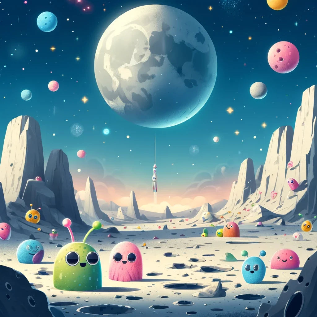 Lunar Playground Canvas