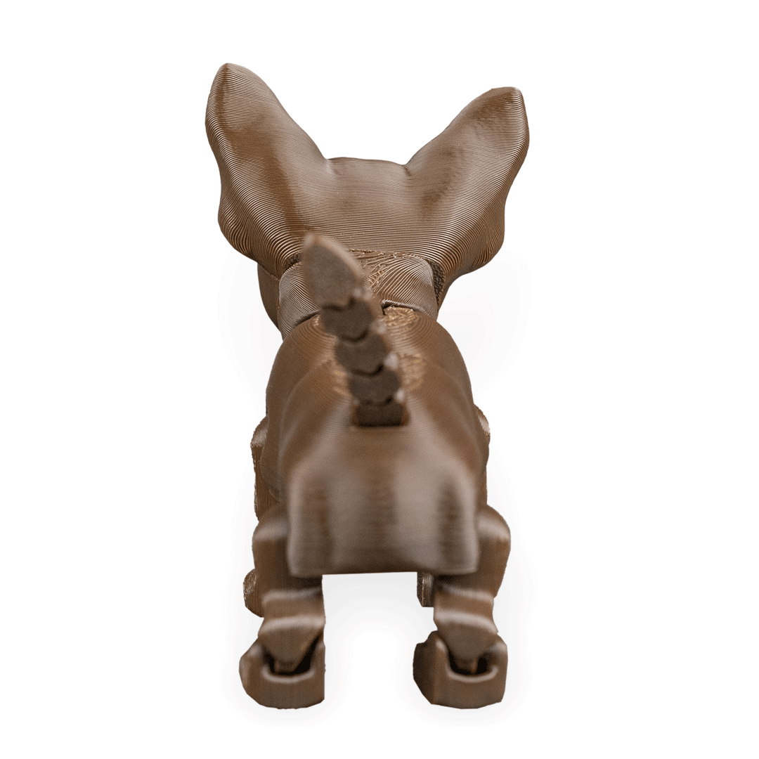 Lupe the Chihuahua – 3D Printed Dog Figurine | Optional Doghouse Set | Waggle Tails – Second Bark Collection