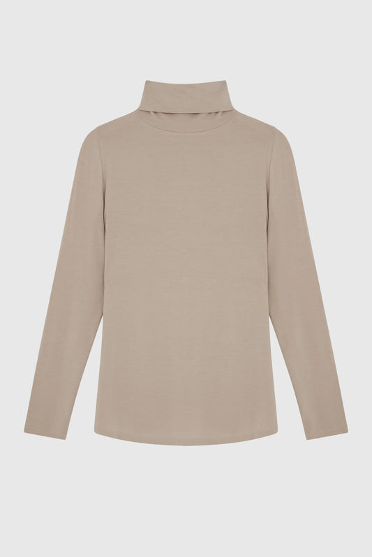 Roll Neck Micro Modal Top