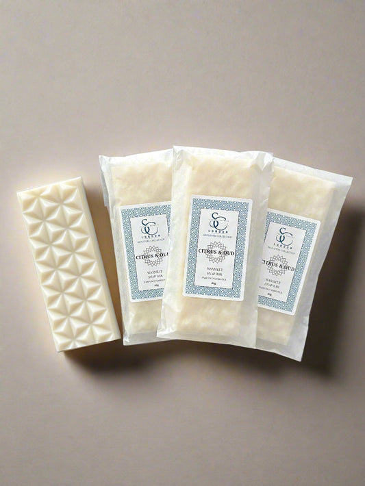 Citrus & Oud Wax Melt Snap Bar (40g) – Luxury Soy Blend
