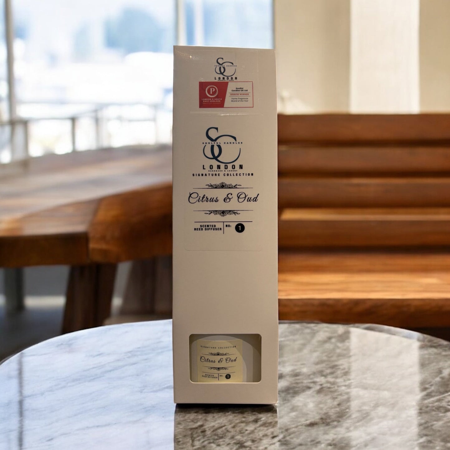 Citrus & Oud – Reed Diffuser (100ml)