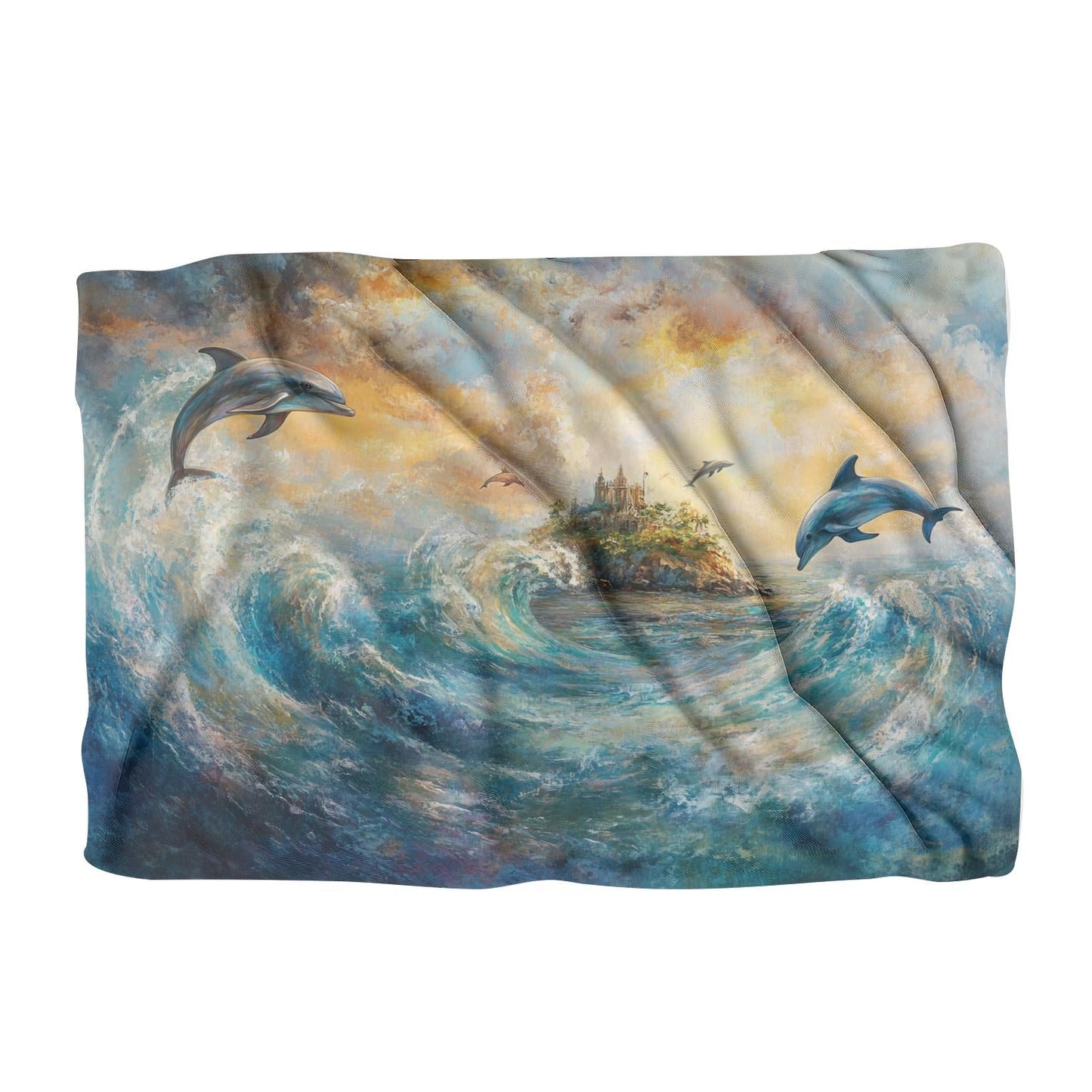 Enchanted Dolphin Isle Blanket
