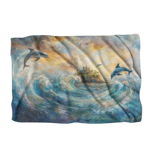 Enchanted Dolphin Isle Blanket