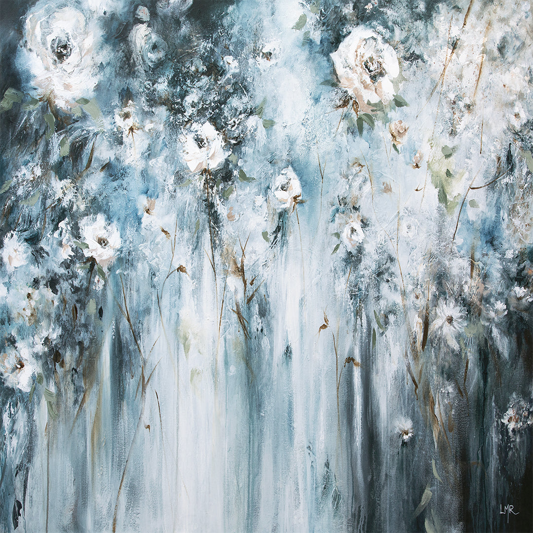 Admiration Square Framed Printed Canvas