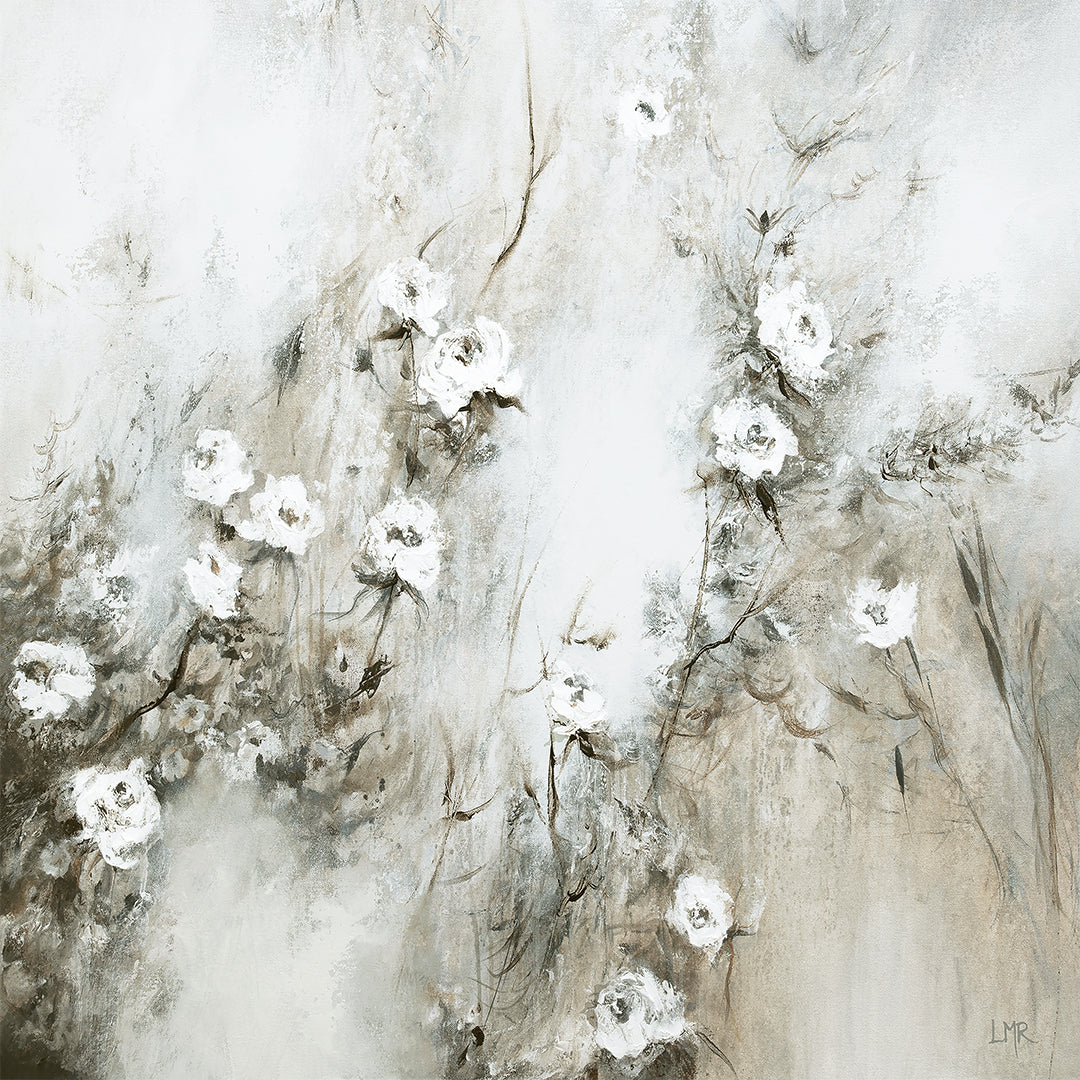 Wild Blooms Square Framed Printed Canvas