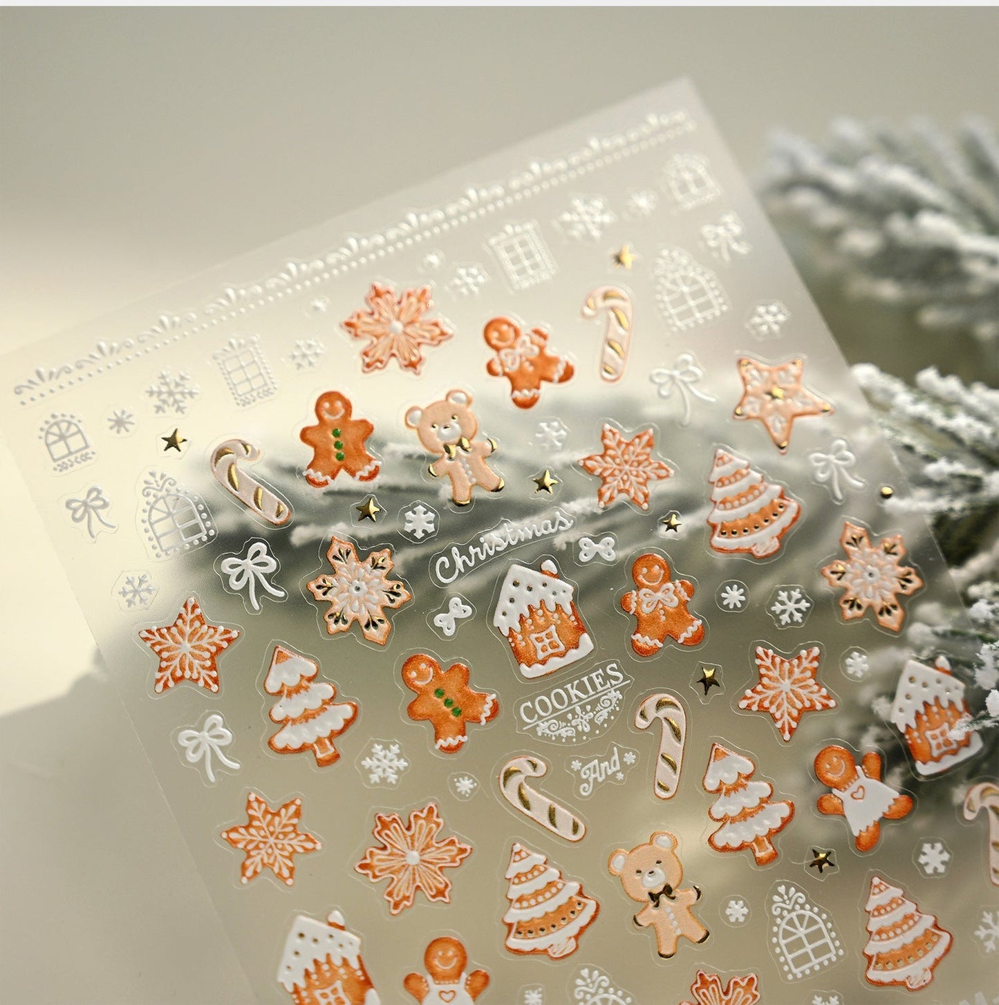 Hello Claws | Gingerbread Nail Deco Sticker