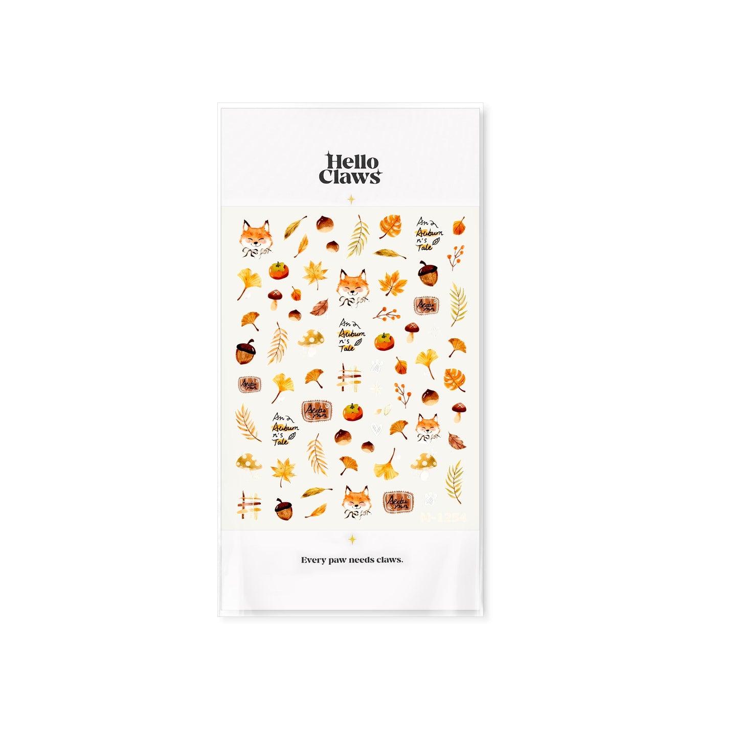Hello Claws | Autumn Fox Nail Deco Sticker