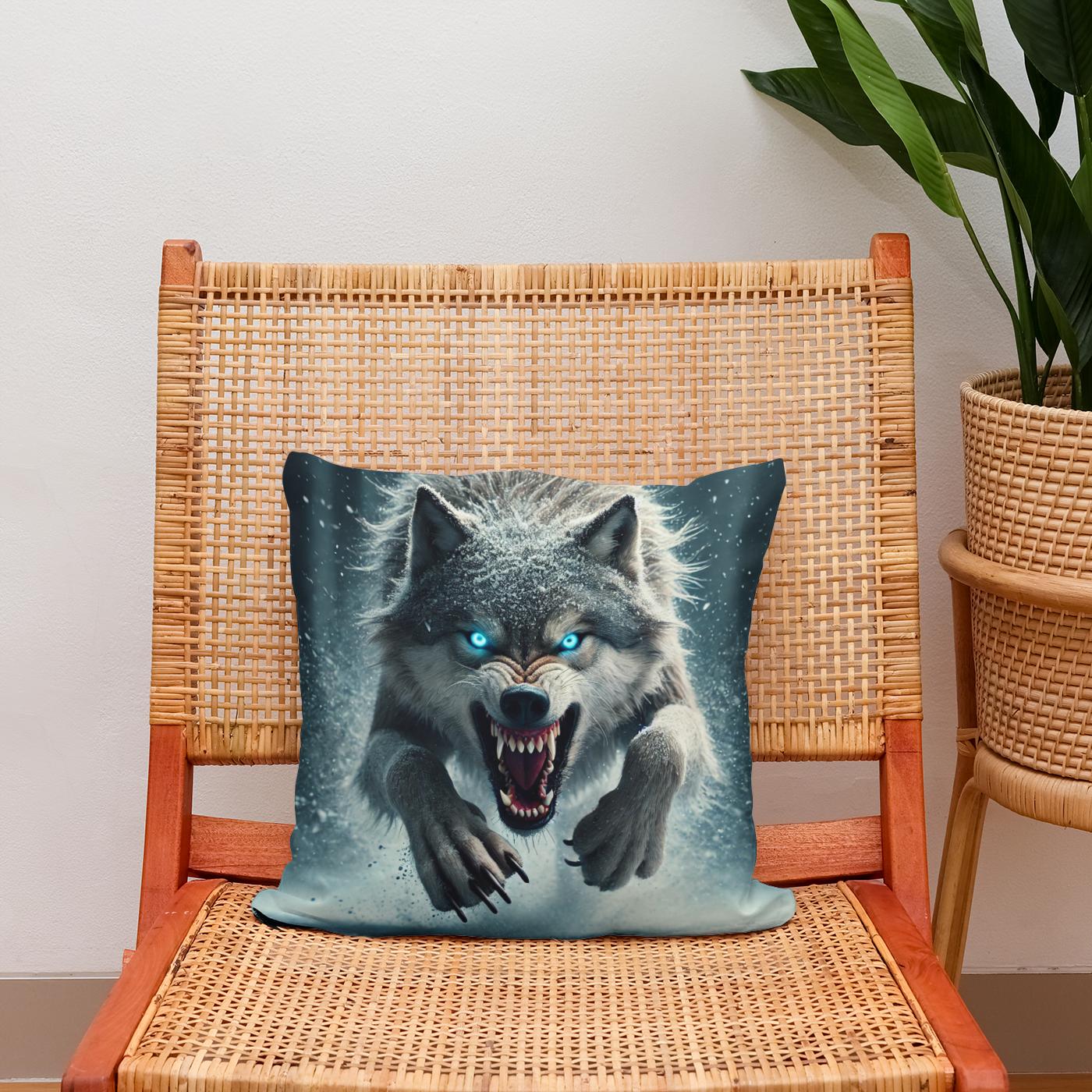 Winter Fury Cotton Cushion