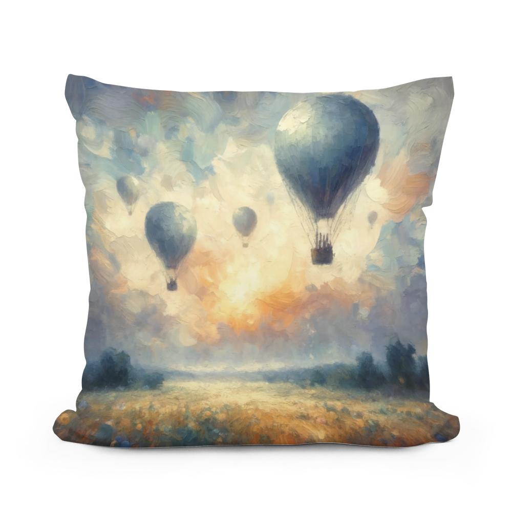 Tranquil Horizons Cotton Cushion