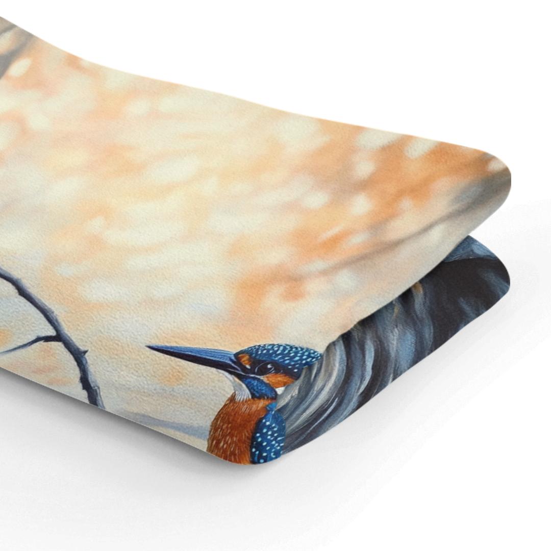 Kingfisher Dawn Blanket