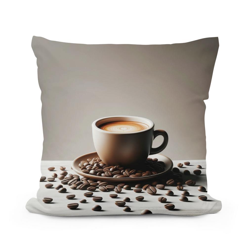 Espresso Essence Cotton Cushion