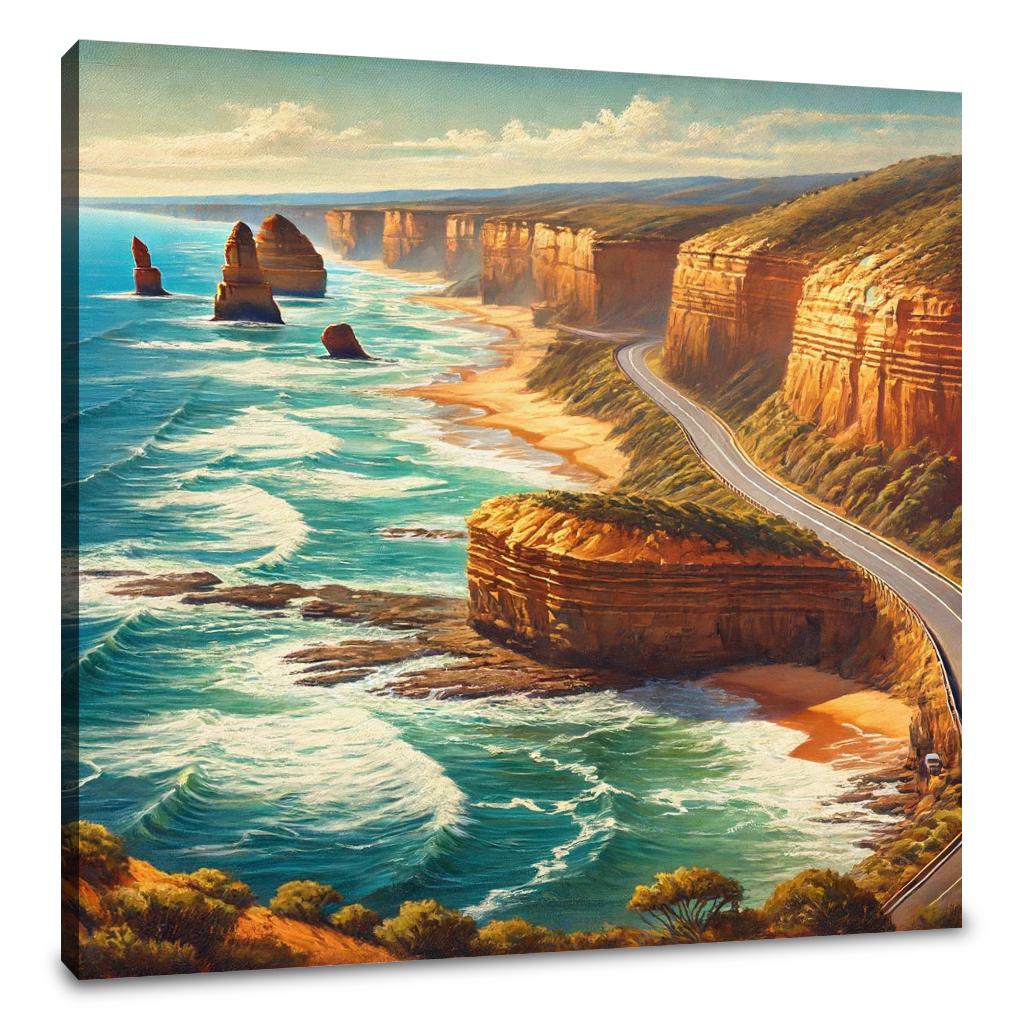 Ocean Road Majesty Canvas
