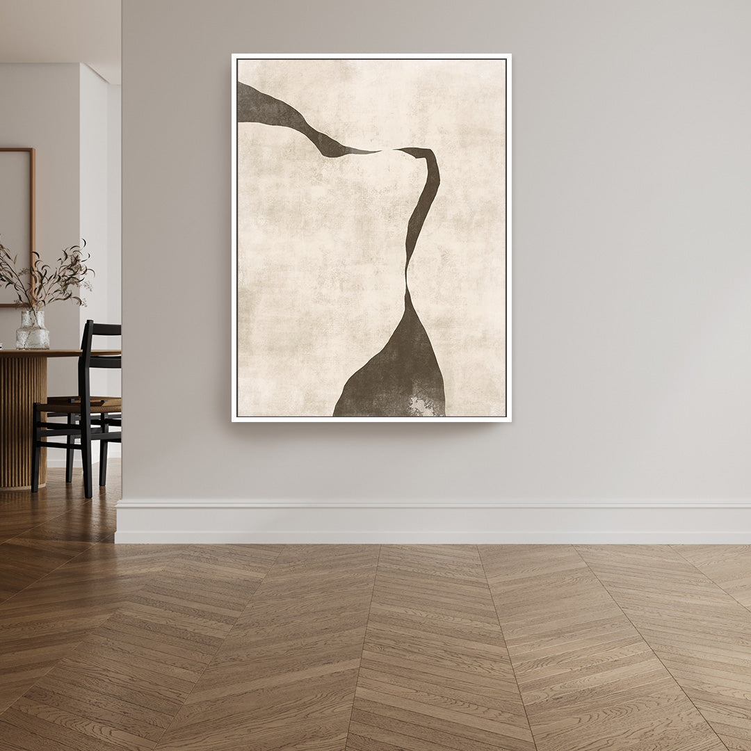 Gigi III Portrait Framed Printed Canvas