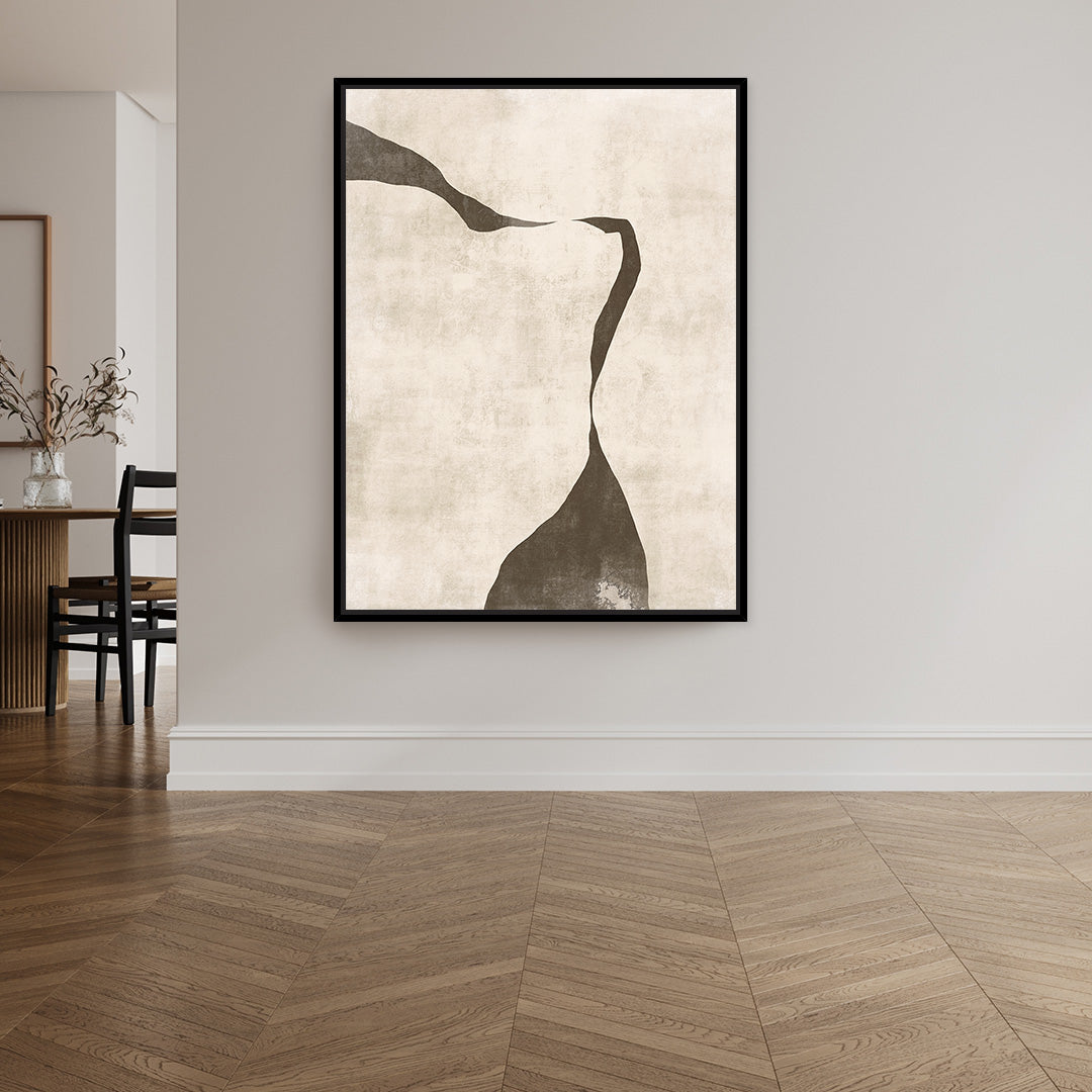 Gigi III Portrait Framed Printed Canvas