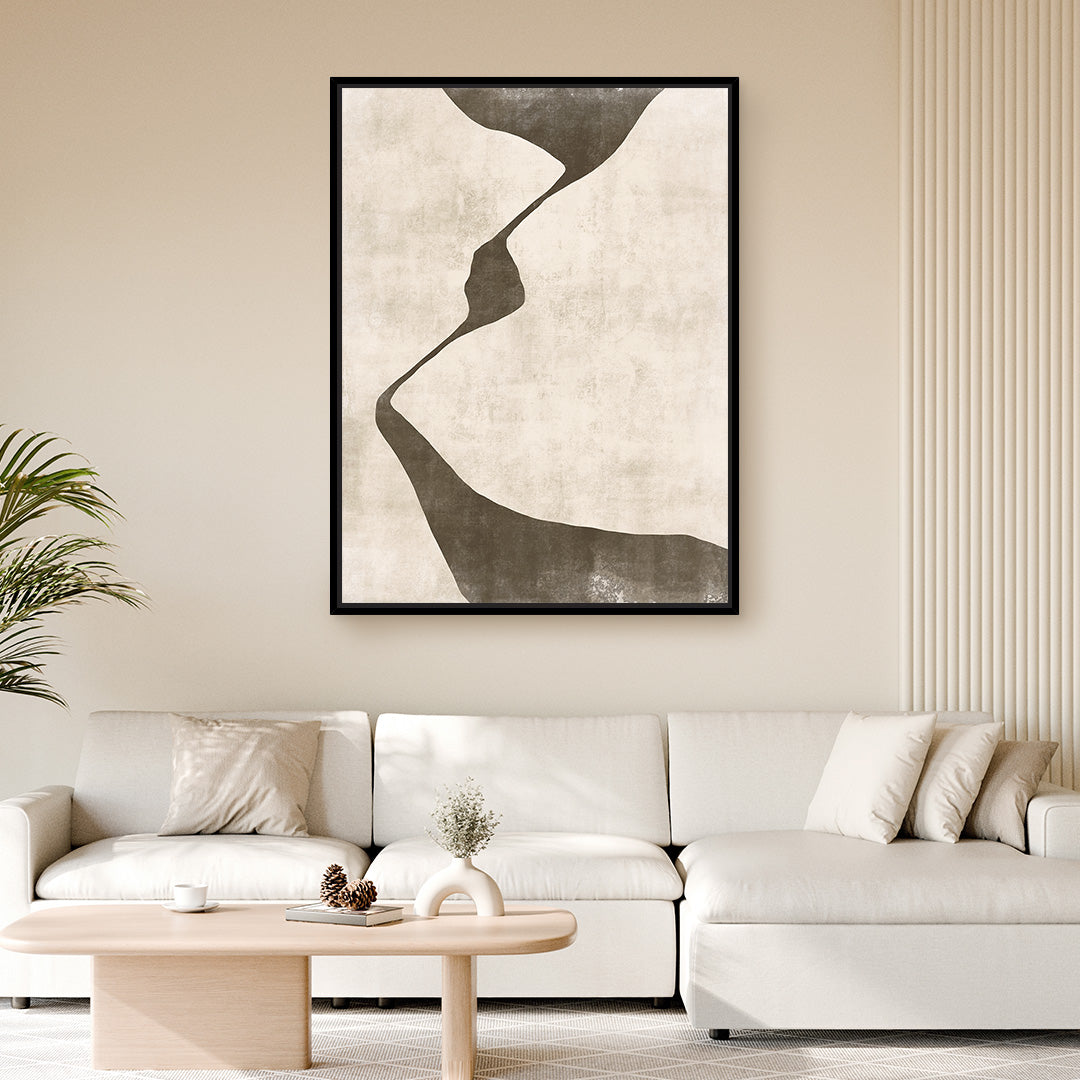 Gigi II Portrait Framed Printed Canvas