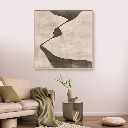 Gigi II Square Framed Printed Canvas