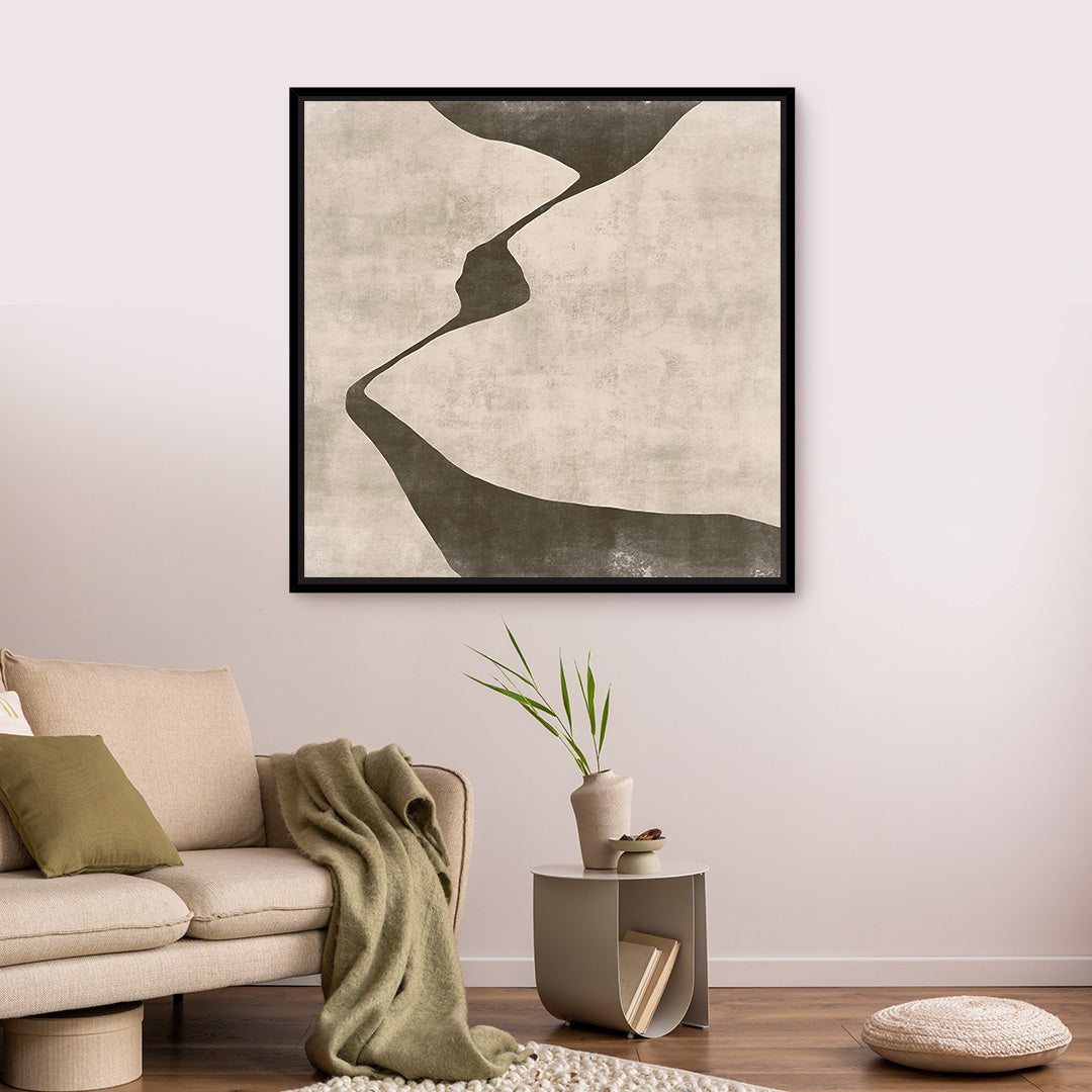 Gigi II Square Framed Printed Canvas