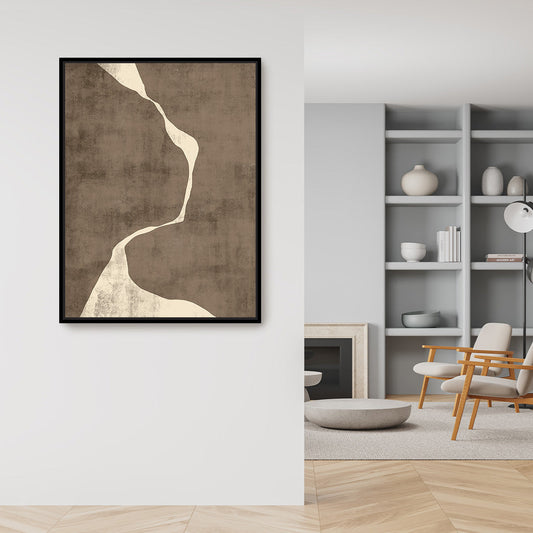 Moko III Portrait Framed Printed Canvas