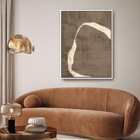 Moko II Portrait Framed Printed Canvas