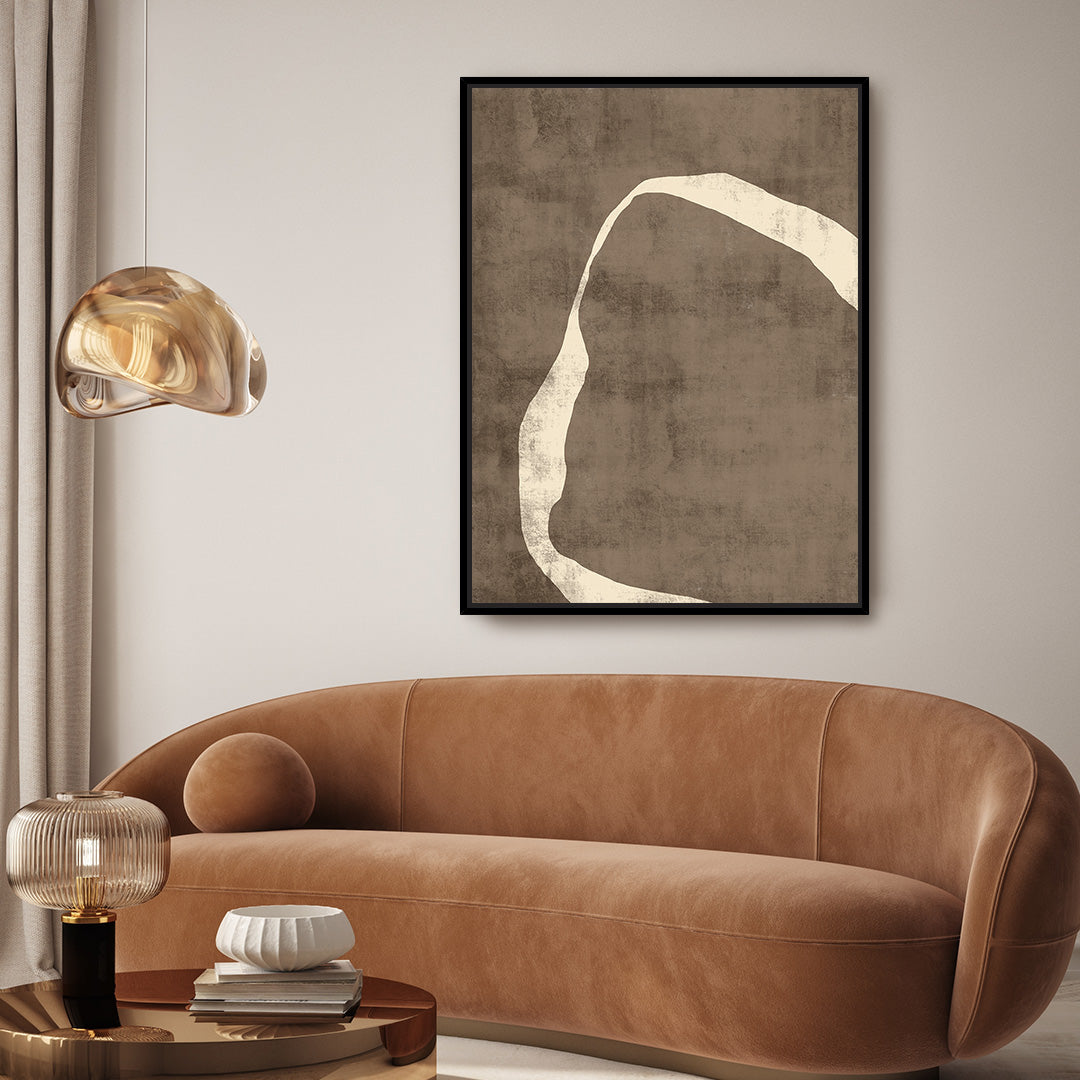 Moko II Portrait Framed Printed Canvas