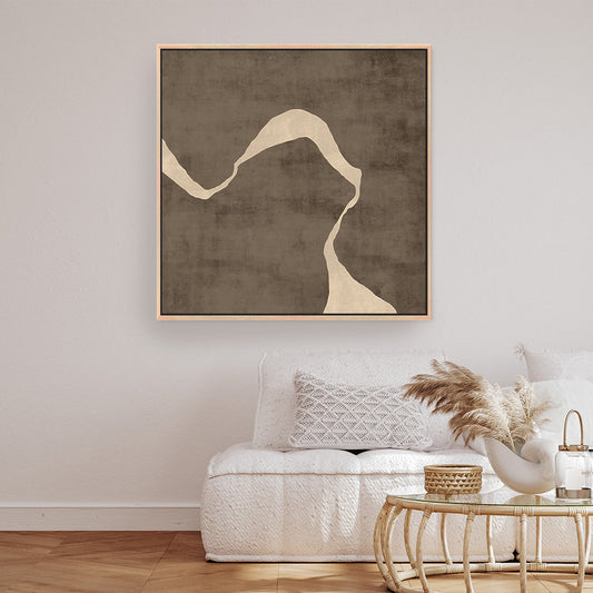 Moko I Square Framed Printed Canvas