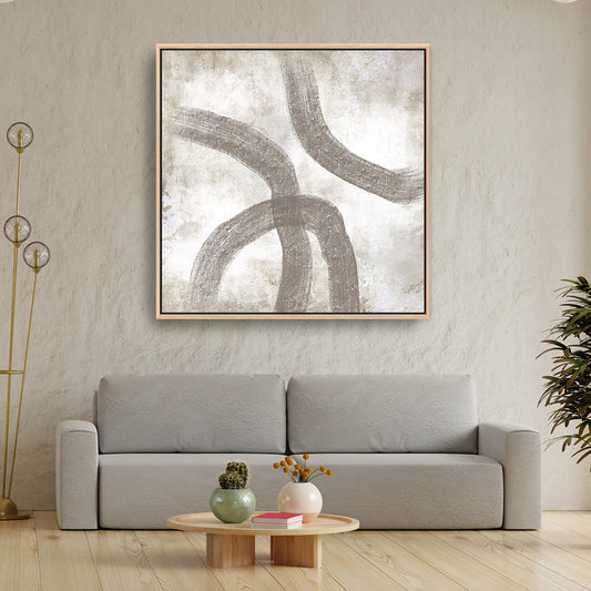 Myro III Square Framed Printed Canvas