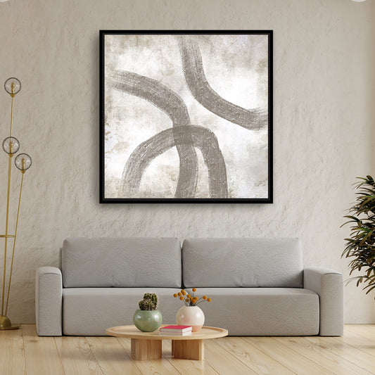 Myro III Square Framed Printed Canvas