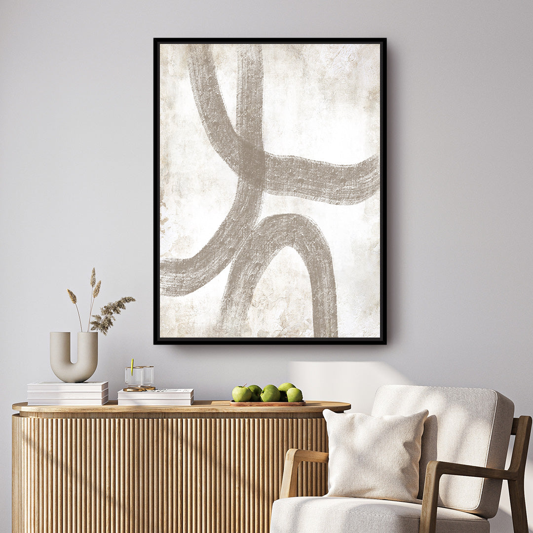 Myro I Portrait Framed Printed Canvas