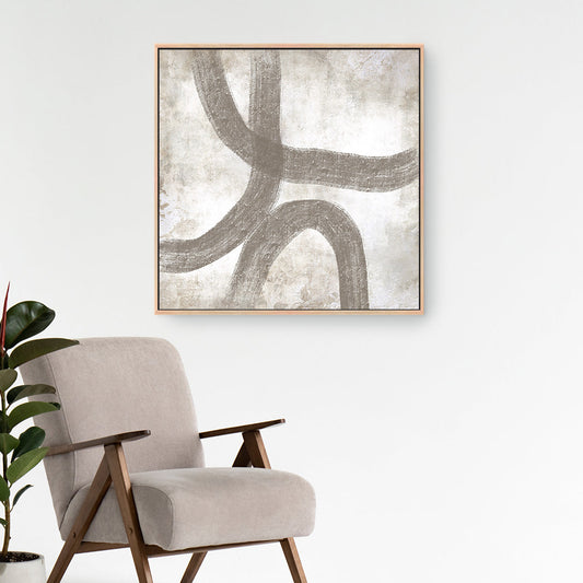 Myro I Square Framed Printed Canvas