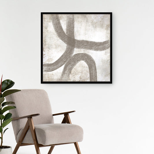 Myro I Square Framed Printed Canvas