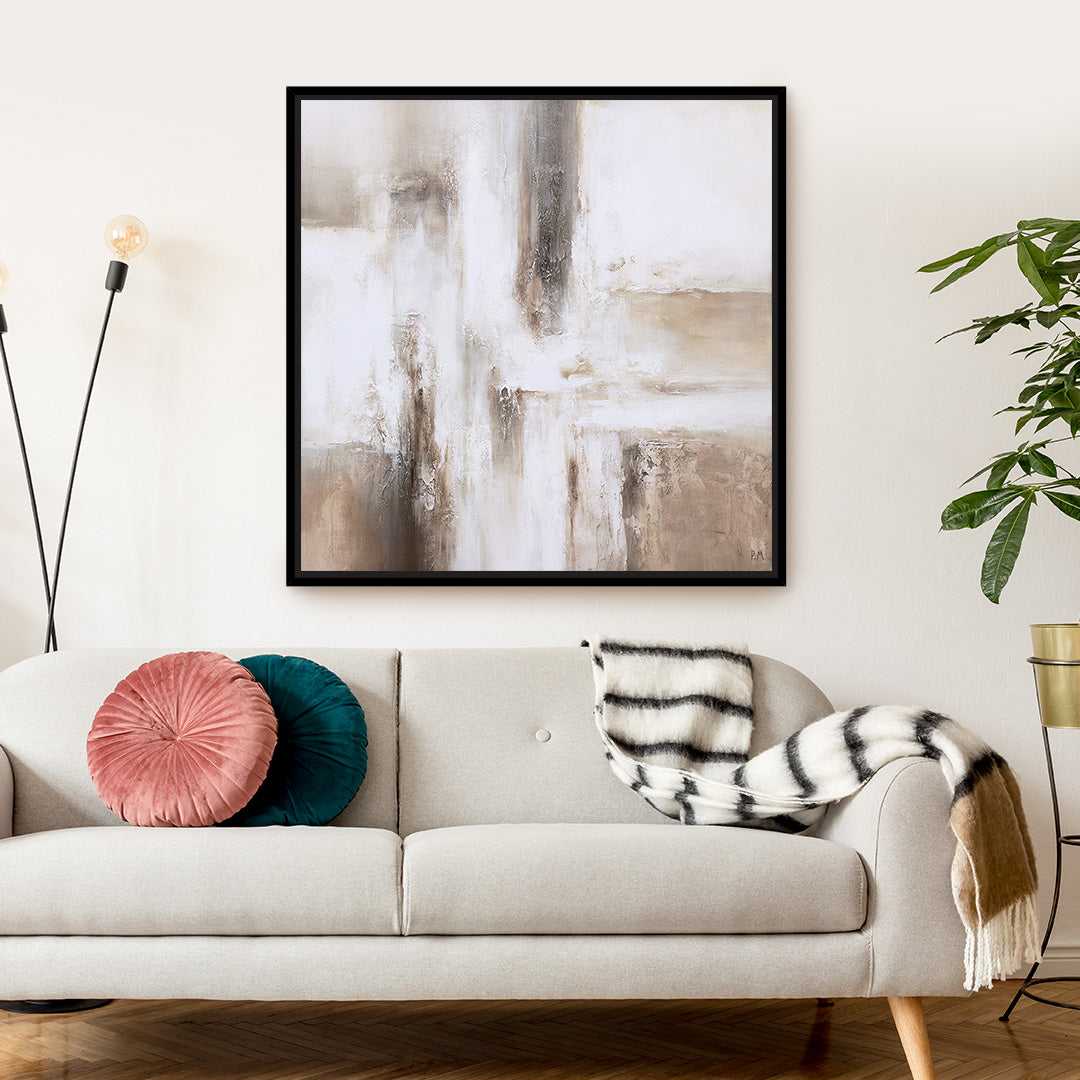 Mimi II Square Framed Printed Canvas