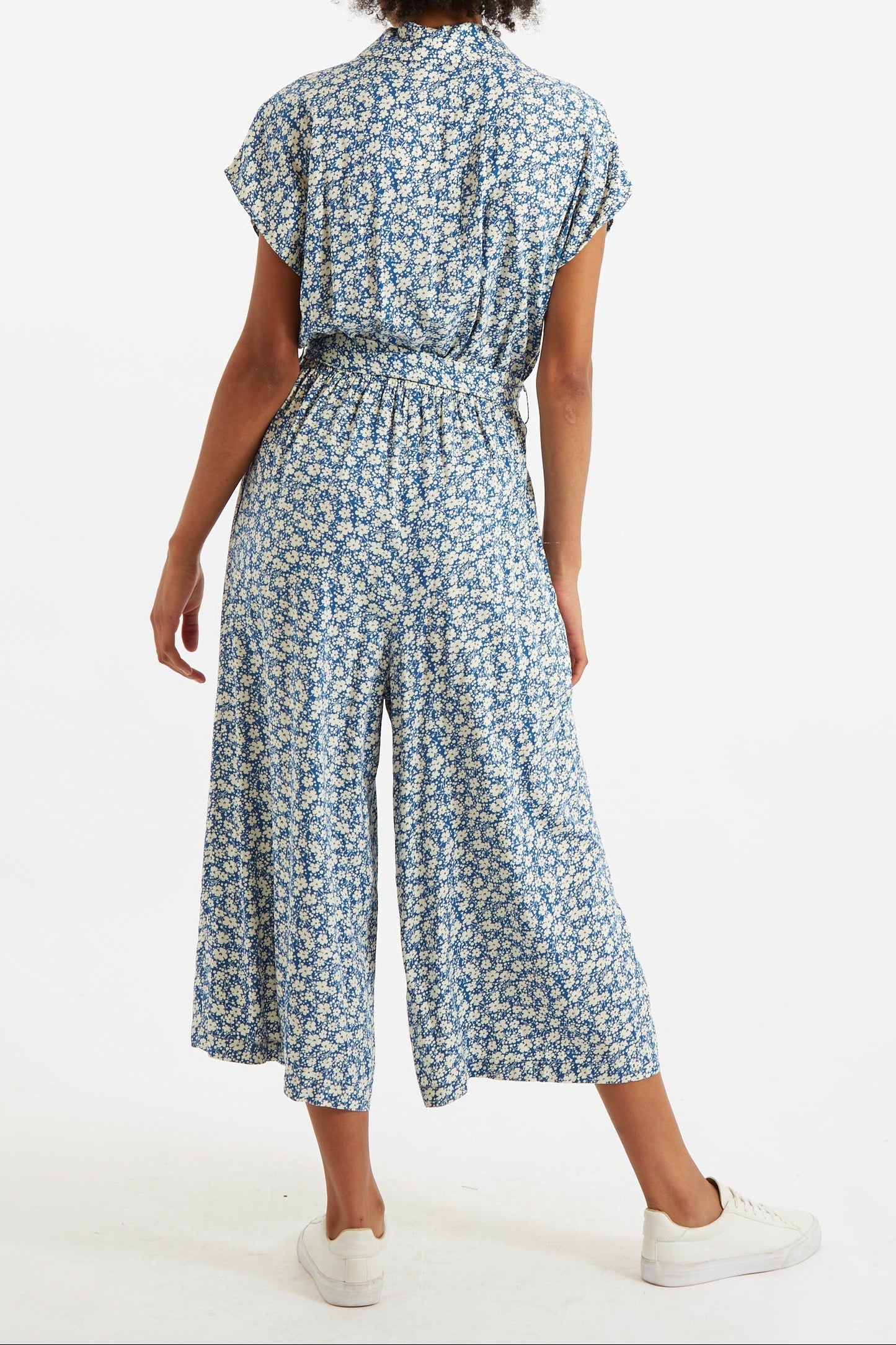 Mafalda Periwinkle Cropped Jumpsuit