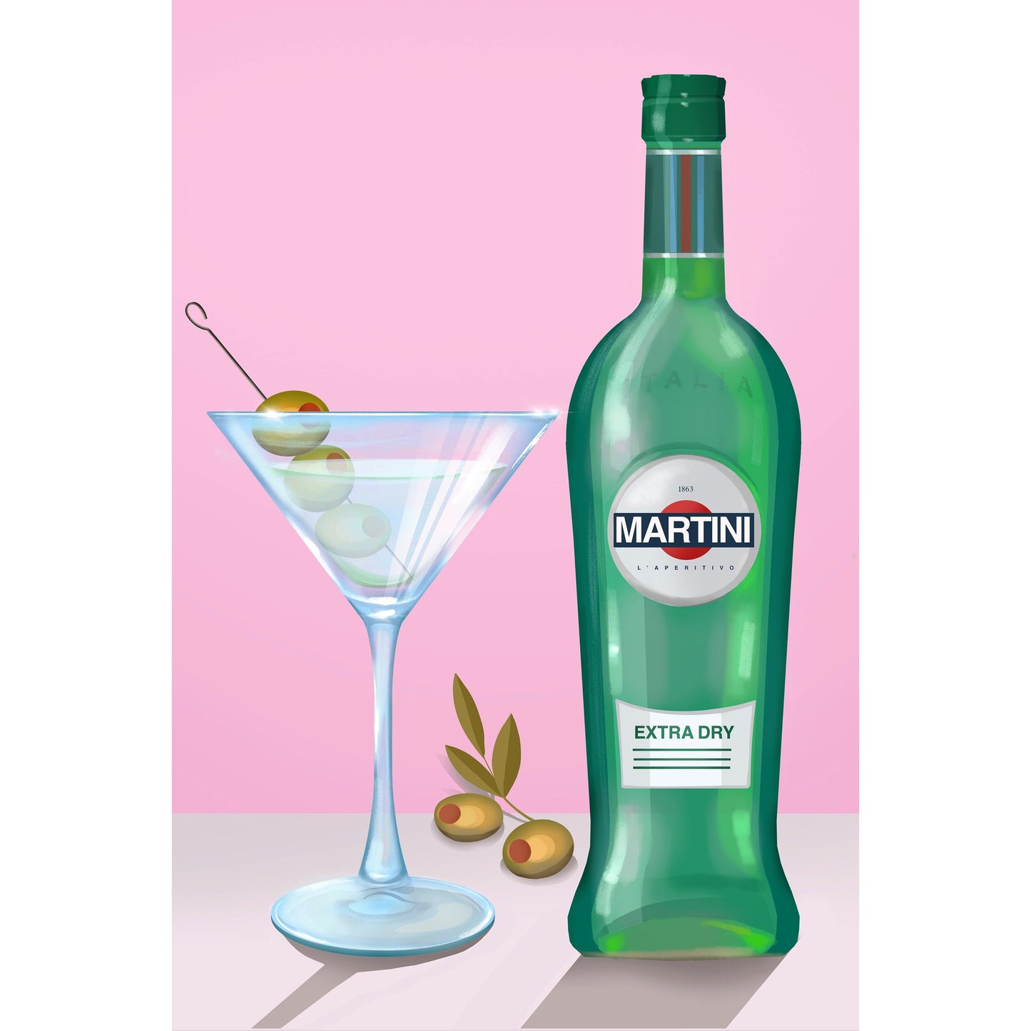 Martini Cocktail Print