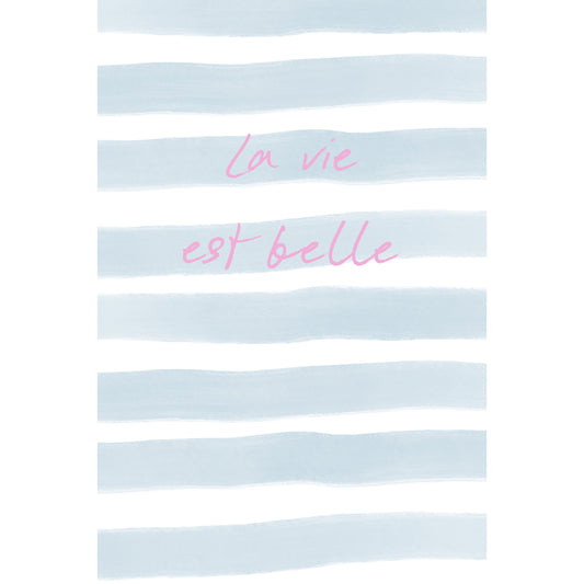 La vie est belle Print