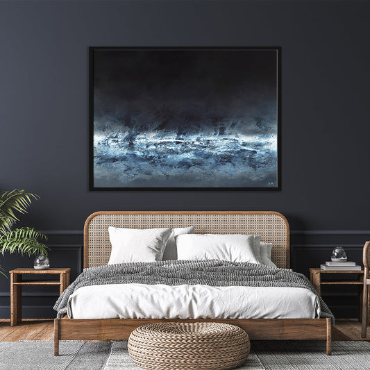 Aphrodite Landscape Framed Printed Canvas