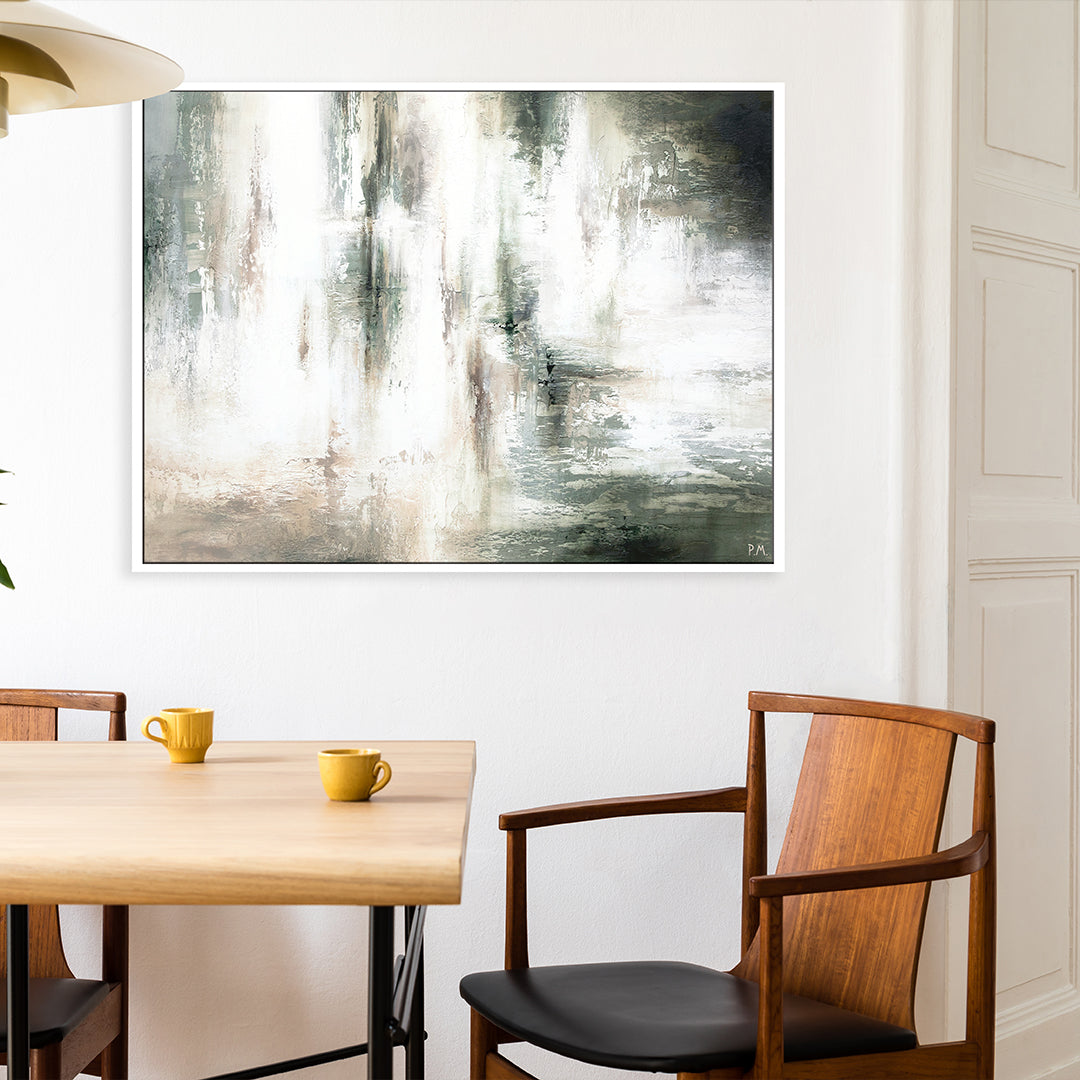 Bijoux Landscape Framed Printed Canvas