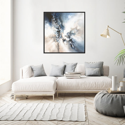 Unbound II Square Framed Printed Canvas