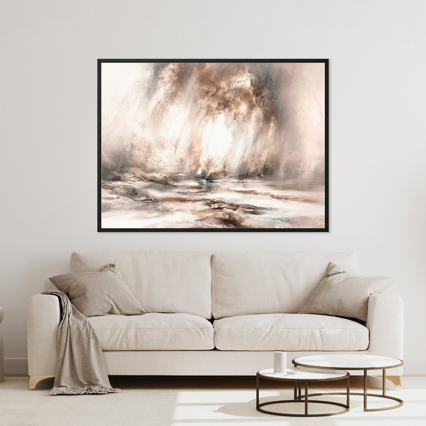 Wilderness Landscape Framed Printed Canvas