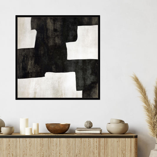 Fabio I Square Framed Printed Canvas