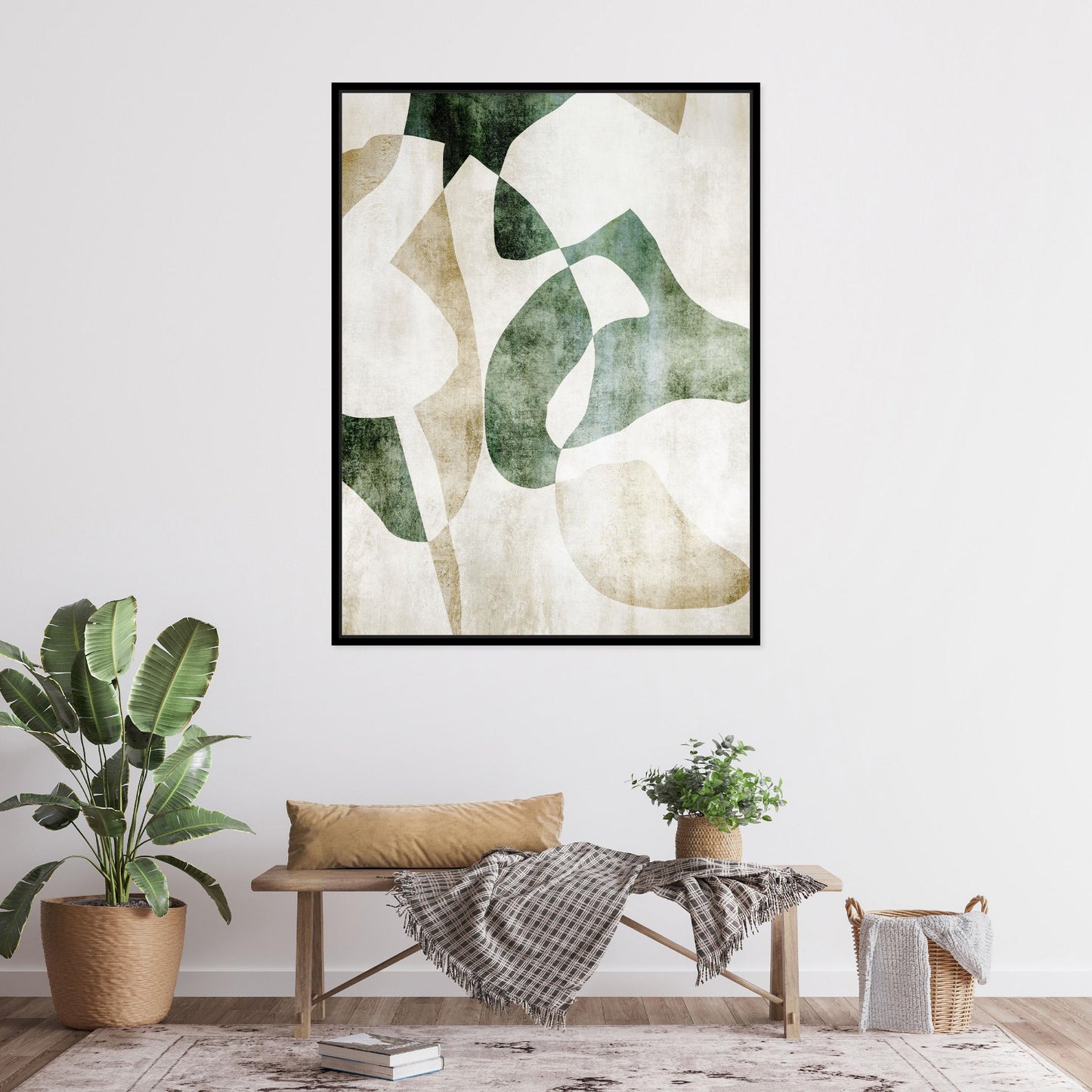 Soraya Portrait Framed Printed Canvas