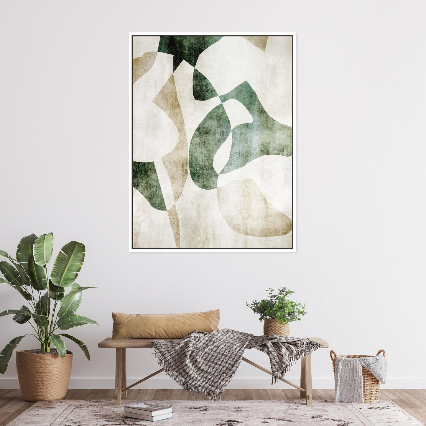 Soraya Portrait Framed Printed Canvas